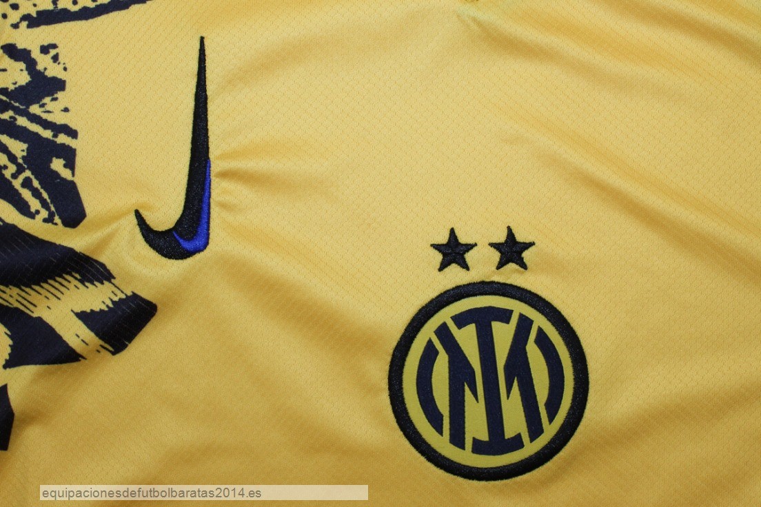 Nuevo Tailandia 3ª Camiseta Inter Milán 24/25 Amarillo Baratas